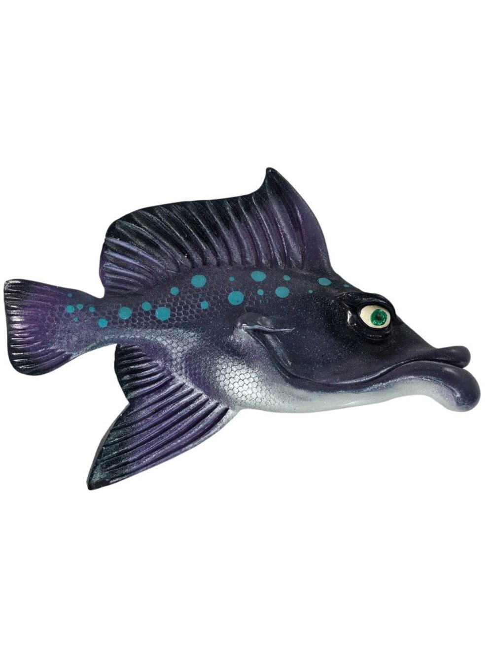Vintage Mike Quinn 1995 Fish With Attitude Flo-Mamma Sculpted Wall Art Signed